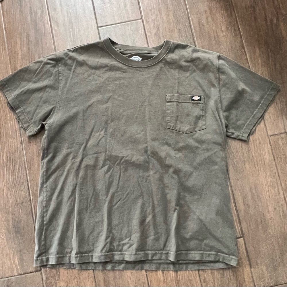 Dickies Pocket Brown T Shirt size XL